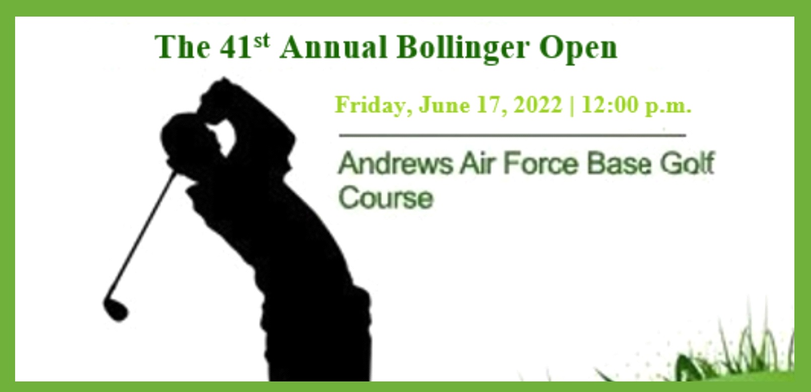 The 41st Annual Bollinger Open